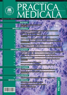 Romanian Journal of Medical Practice | Vol. VI, No. 2 (22), 2011