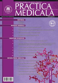 Romanian Journal of Medical Practice | Vol. V, No. 4 (20), 2010