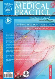 Romanian Journal of Medical Practice | Vol. 17, Suppl. 3 (89), 2022