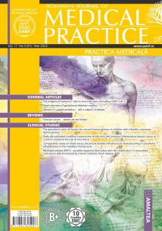 Romanian Journal of Medical Practice | Vol. 17, No. 3 (91), 2022