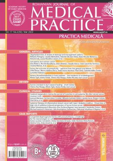 Romanian Journal of Medical Practice | Vol. 17, No. 4 (92), 2022