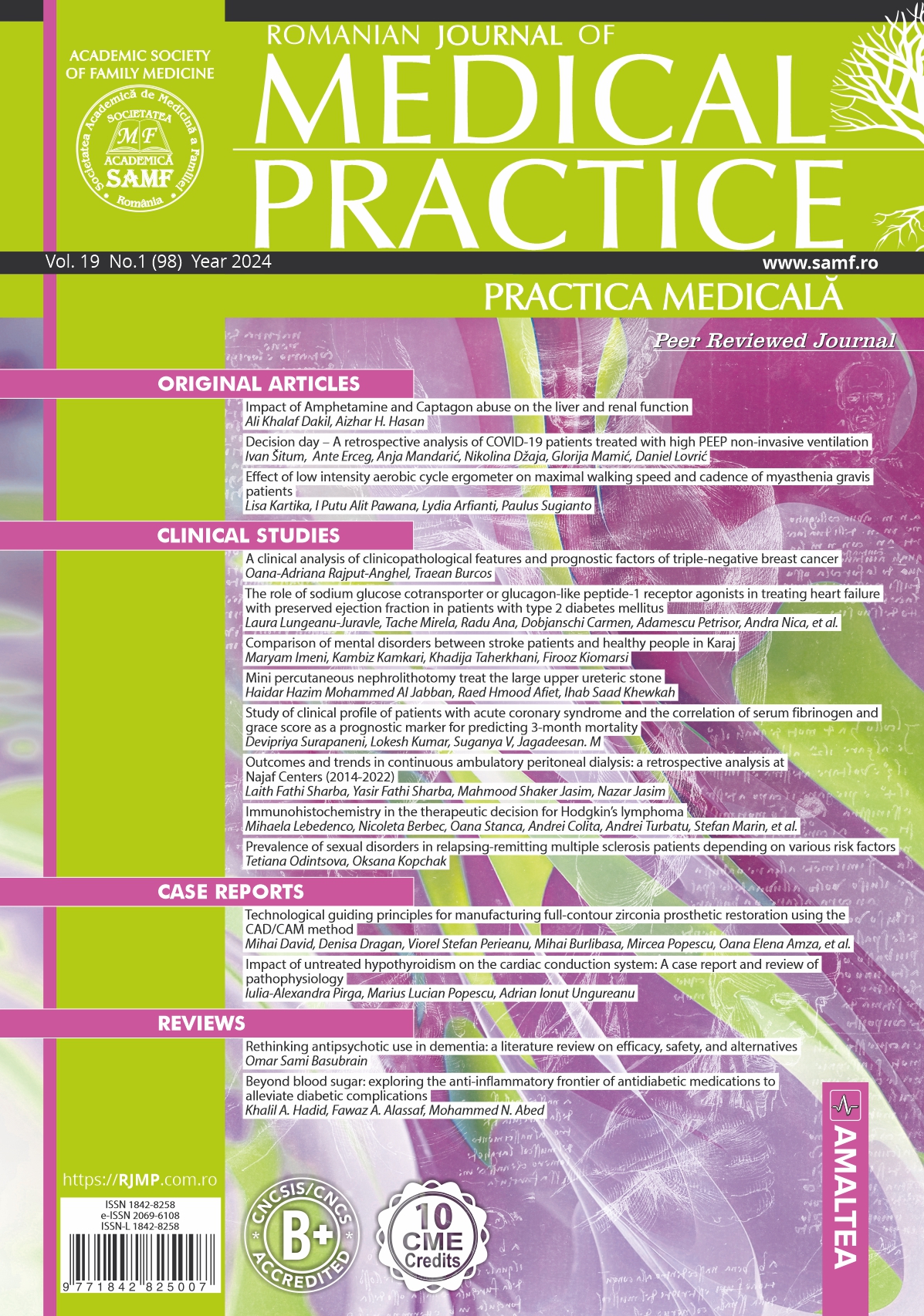 Romanian Journal of Medical Practice | Practica Medicala, Vol. 19, No. 1 (98), 2024