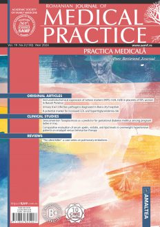 Romanian Journal of Medical Practice | Vol. 19, No. 3 (100), 2024