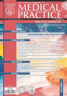 Romanian Journal of Medical Practice | Vol. 19, No. 3 (100), 2024